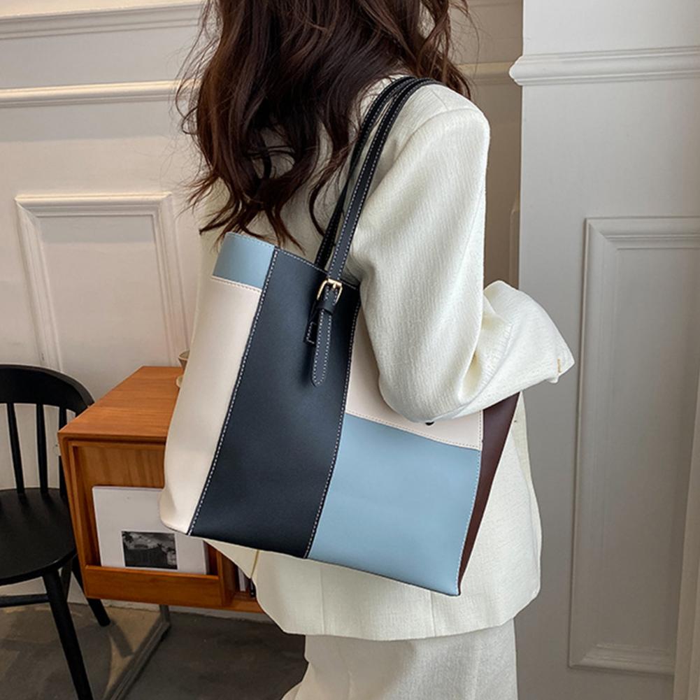 Leather Work Duffle Bag - Bolso de hombro a la moda,