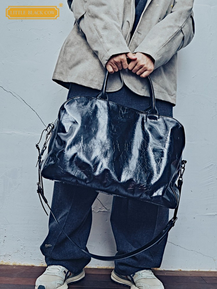 Leather Work Bag Mens - Bolso de Mano para Hombre y