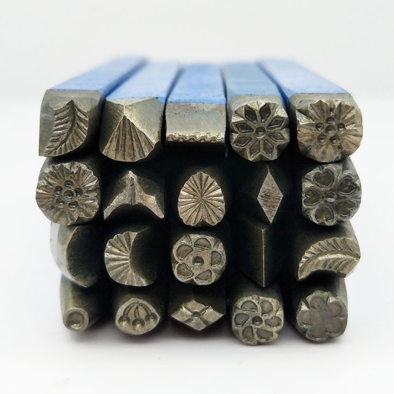 Leatherwork Jewelry - Juego de 20 Punzones de Acero