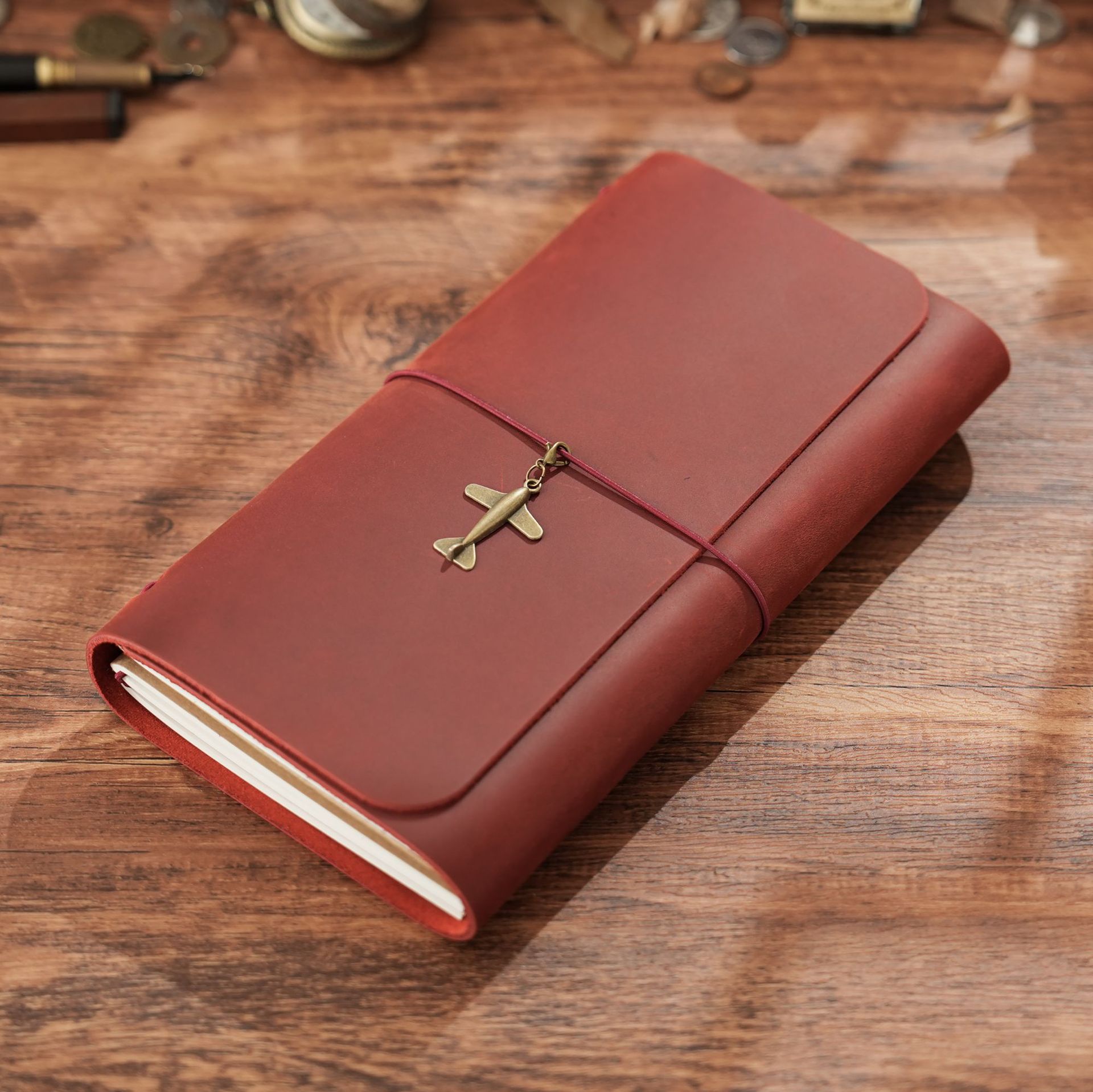 Leather Work Notepad - Nuevo Cuaderno de Viaje Triple Plegable