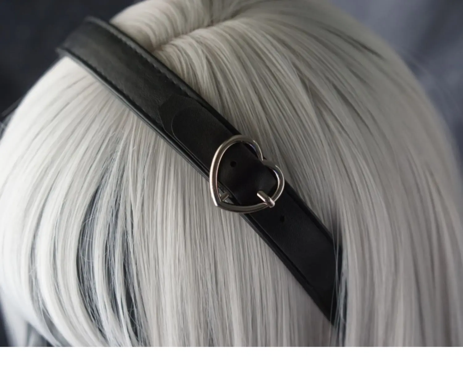 Leatherwork Pony - Diadema de cuero gótico con forma