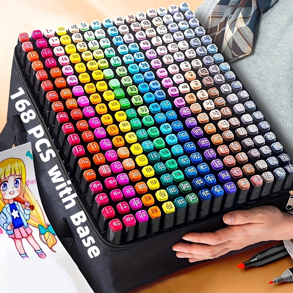Copic Marker Sketch - Marcadores de Alcohol de 40/60/80/132/180/274 Colores,