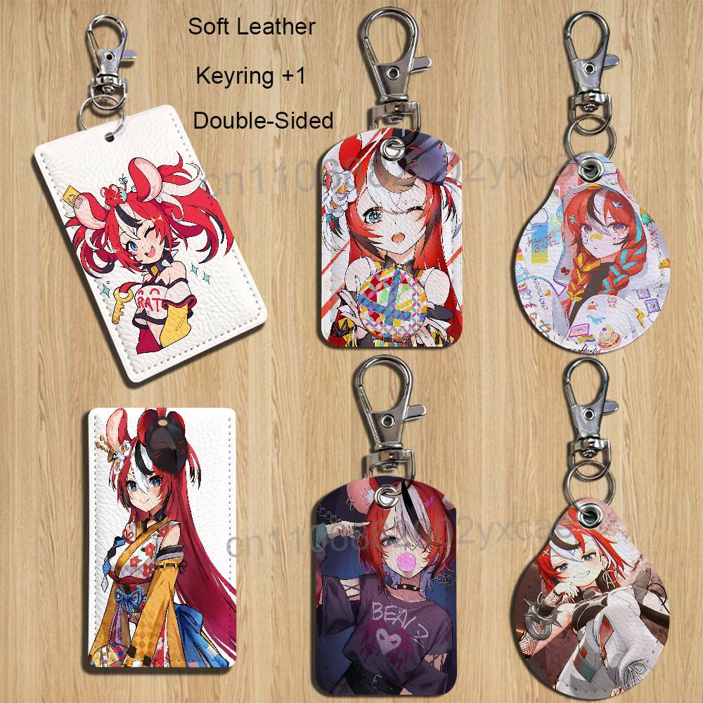 For Leather Work - Lindo Porta Tarjetas Hakos Baelz Takodachi