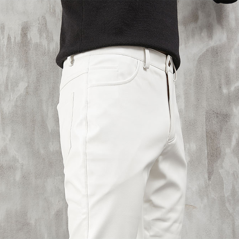 Pantalones de cuero para hombr - Leather Work Pants reseña y precio