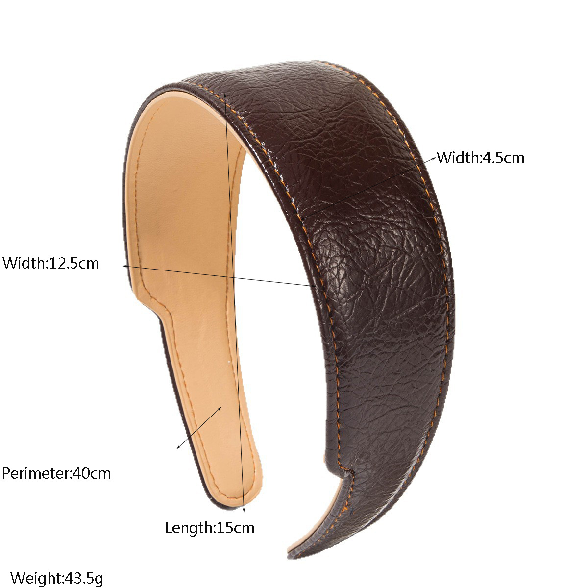Diadema de cuero elegante de e - Leatherwork Pony reseña y precio