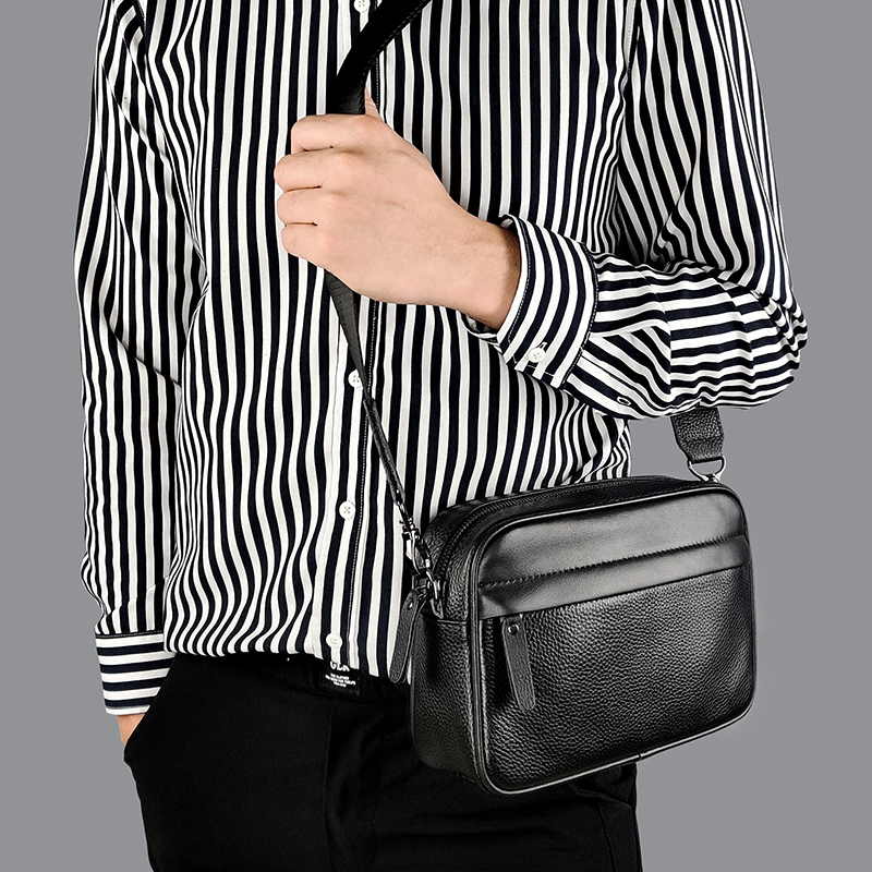 Bolso de Hombro de Cuero Genui - Leather Work Bag Mens reseña y precio