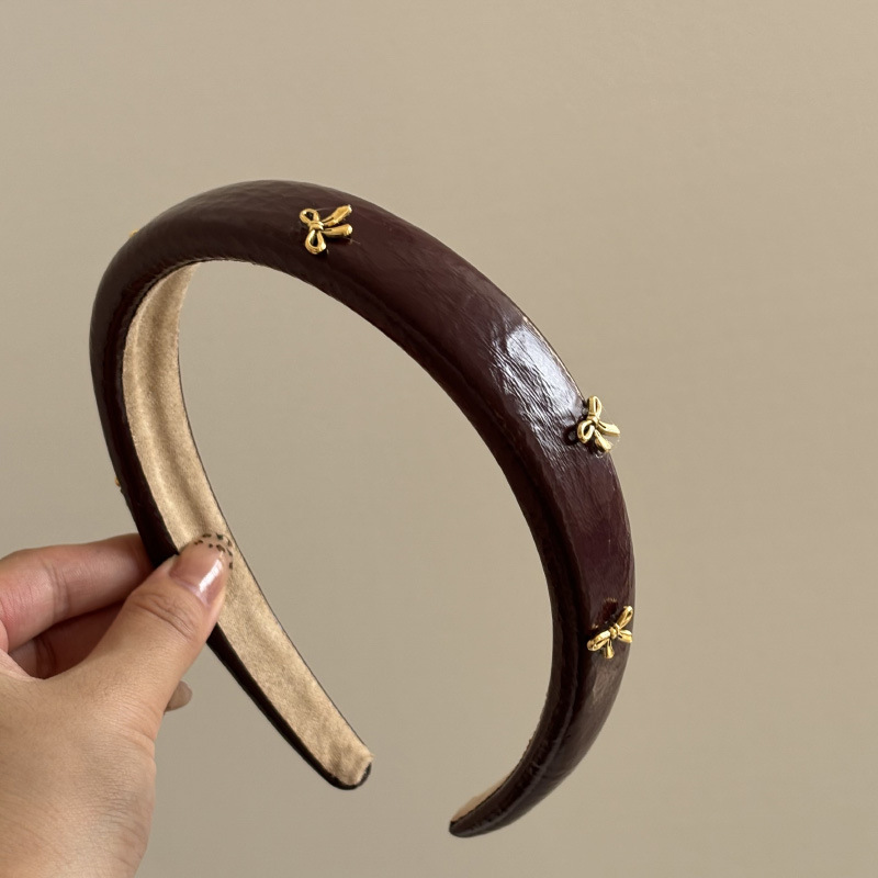 Diademas con lazo dorado de am - Leatherwork Pony reseña y precio