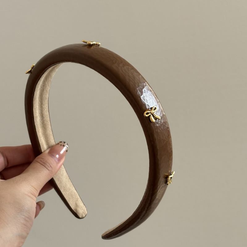 Diademas con lazo dorado de am - Leatherwork Pony reseña y precio