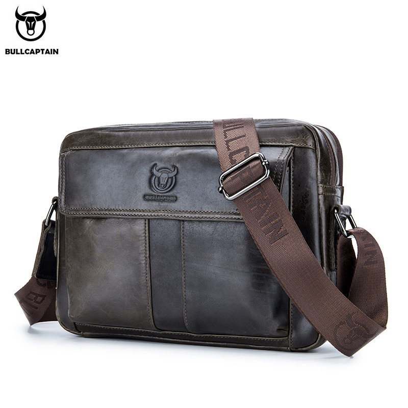 BULLCAPTAIN, bolso cruzado de  - Leather Work Bag Mens reseña y precio