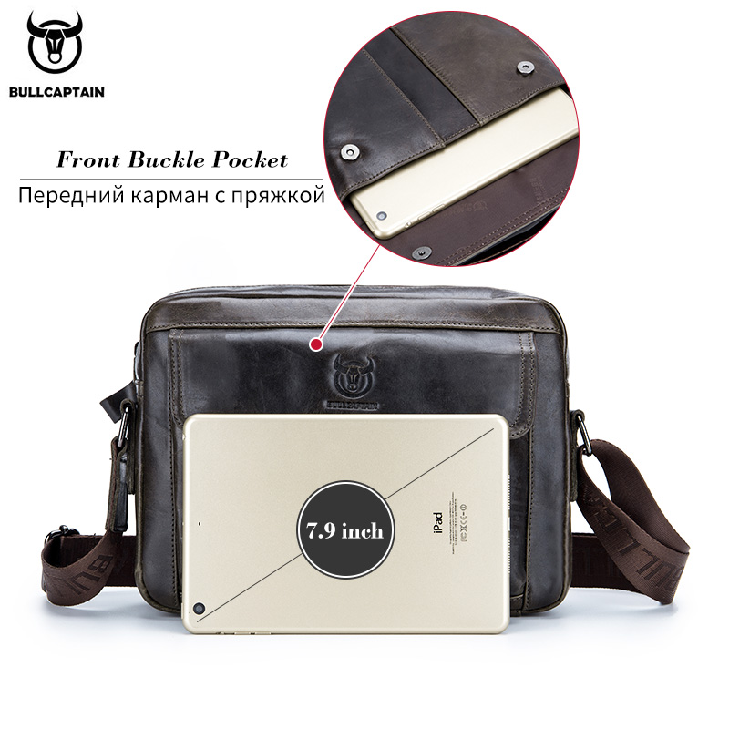 BULLCAPTAIN, bolso cruzado de  - Leather Work Bag Mens reseña y precio