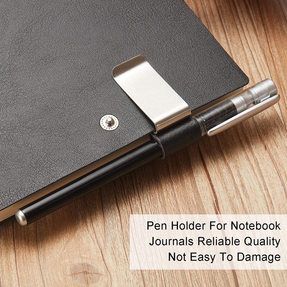Portalápices de acero inoxidab - Leather Work Notepad reseña y precio