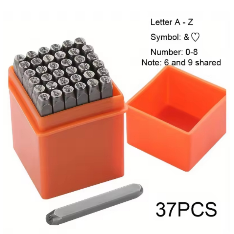 Juego de 37 Punzones de Estamp - Leatherwork Jewelry reseña y precio