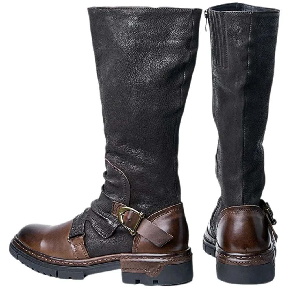 Zapatos medievales Retro de cu - Leather Work Pants reseña y precio