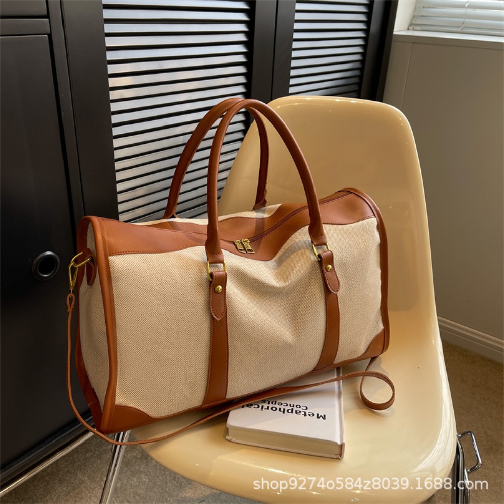 Conjunto de Bolsos de Lona y C - Leather Work Duffle Bag reseña y precio