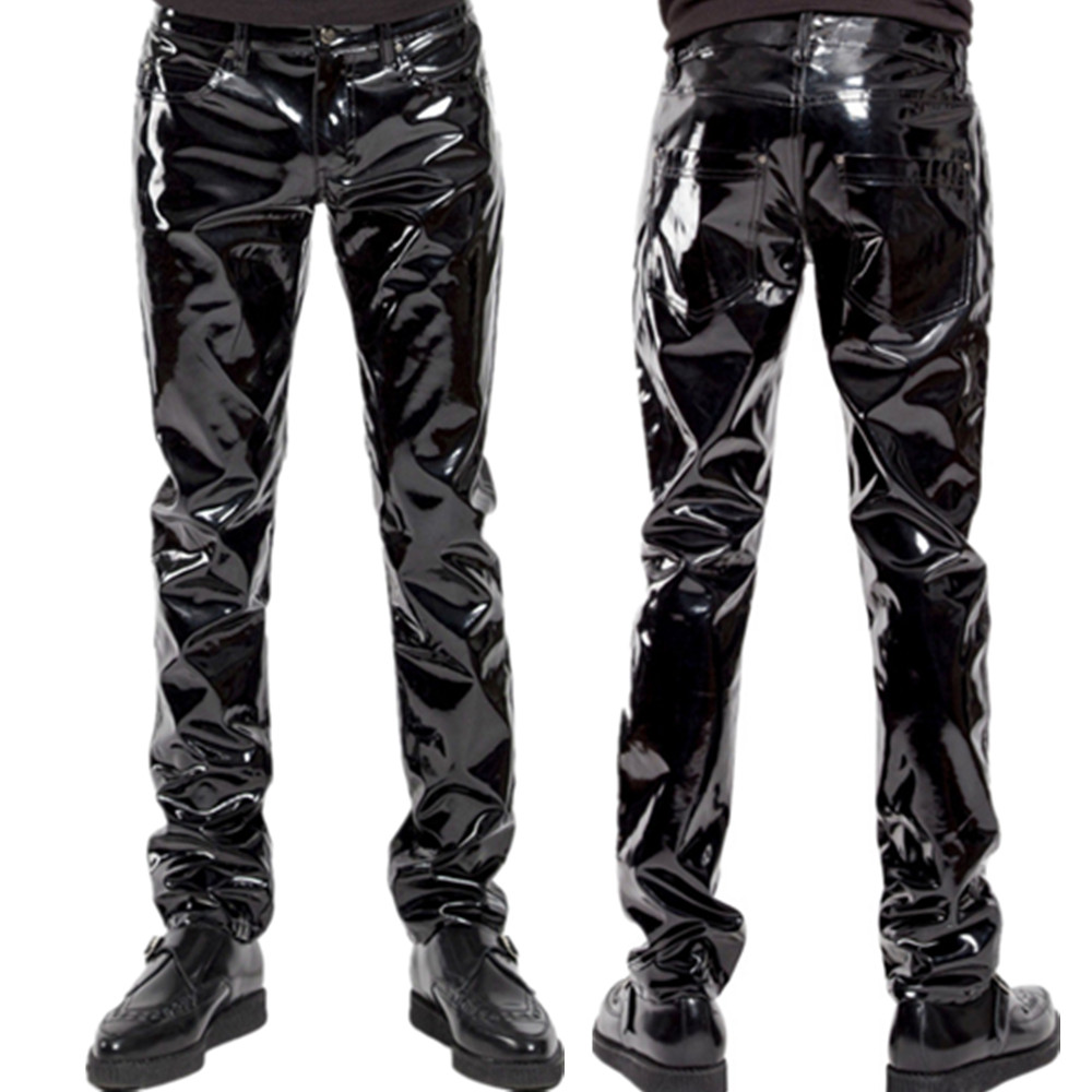 Pantalones de látex de PVC bri - Leather Work Pants reseña y precio
