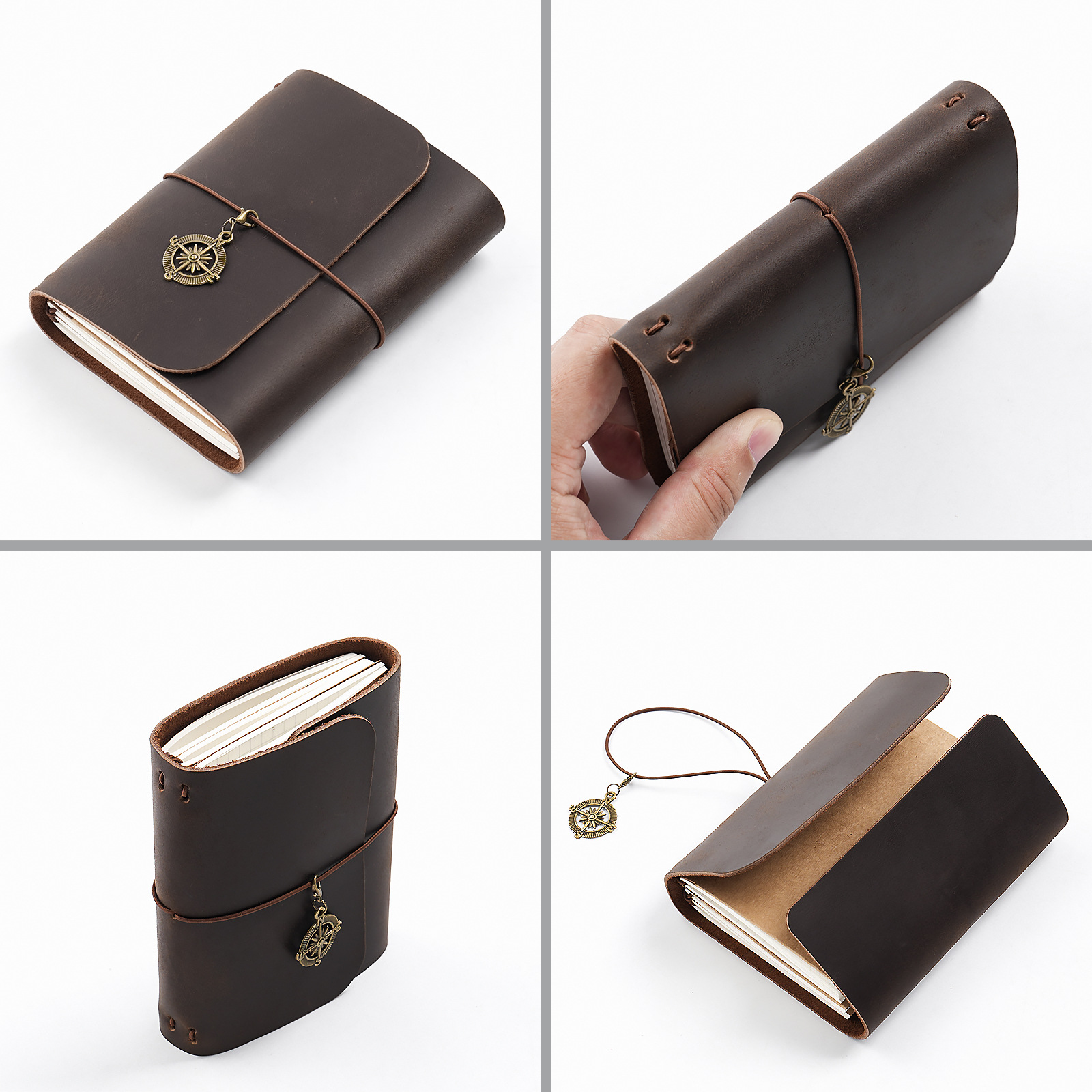Nuevo Cuaderno de Viaje Triple - Leather Work Notepad reseña y precio