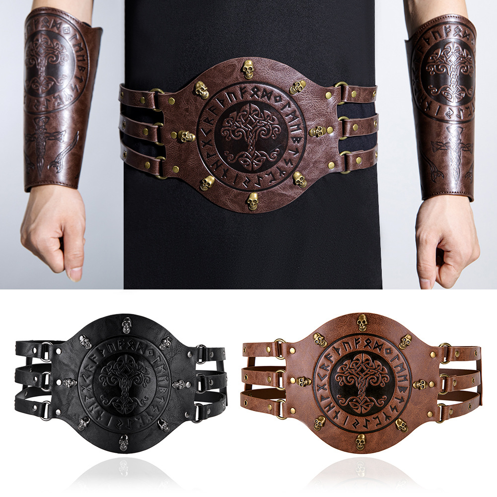 Cinturón ancho medieval, disfr - Leather Work Pants reseña y precio