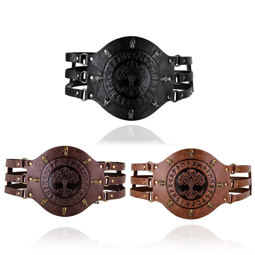 Cinturón ancho medieval, disfr - Leather Work Pants reseña y precio