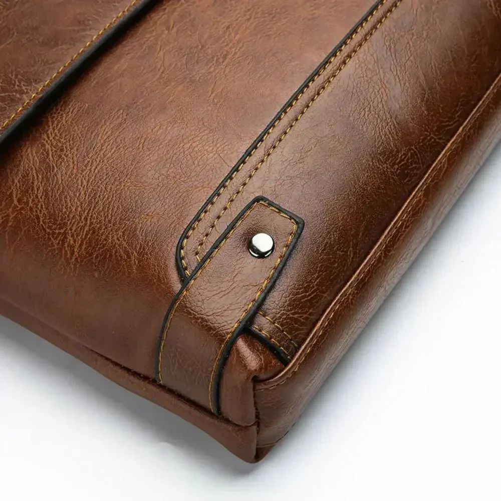 Maletín para hombre de cuero P - Leather Work Bag Mens reseña y precio