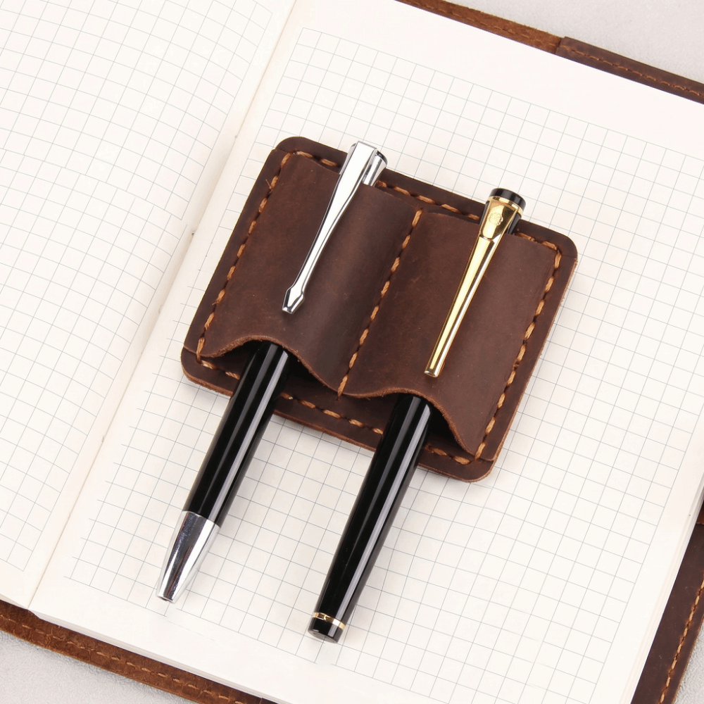Portaplumas Doble de Cuero Vin - Leather Work Notepad reseña y precio