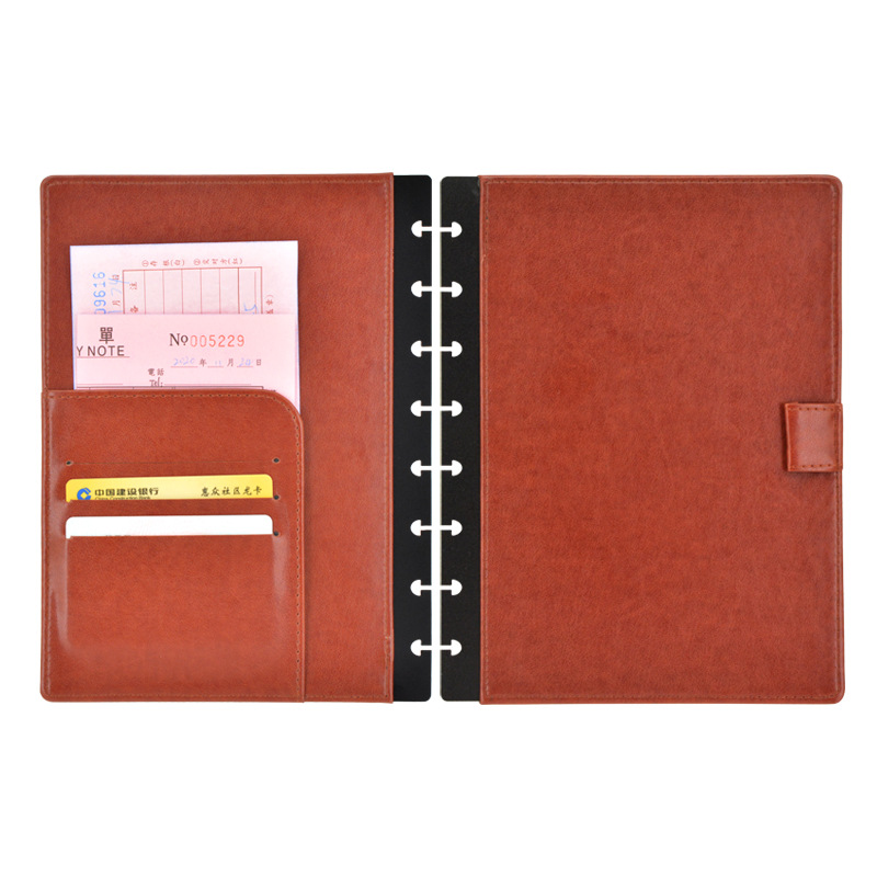 Cubierta de cuero de hojas sue - Leather Work Notepad reseña y precio
