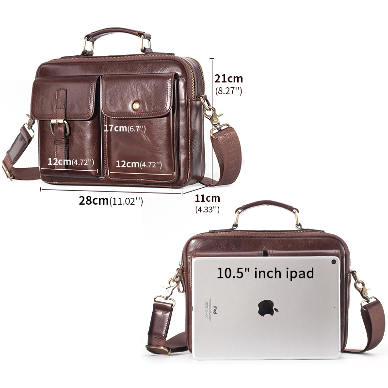 Nuevo bolso bandolera de cuero - Leather Work Bag Mens reseña y precio