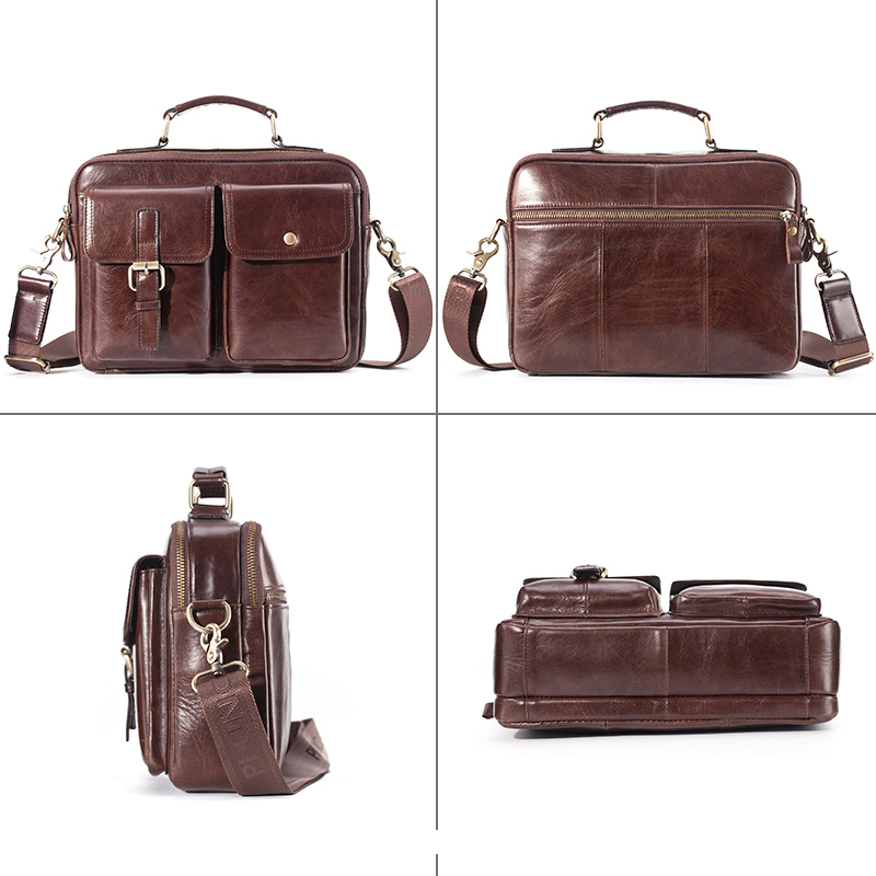 Nuevo bolso bandolera de cuero - Leather Work Bag Mens reseña y precio