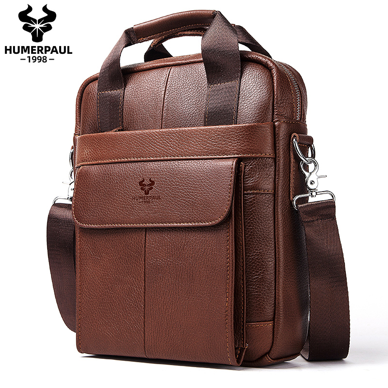 Bolsos de cuero genuino durade - Leather Work Bag Mens reseña y precio