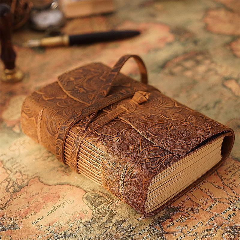 Cuaderno de cuero hecho a mano - Leather Work Notepad reseña y precio