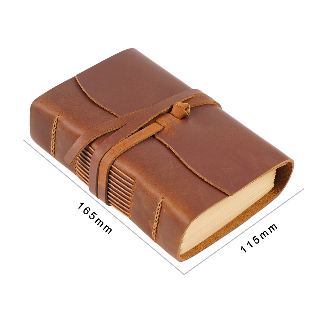 Cuaderno de cuero hecho a mano - Leather Work Notepad reseña y precio