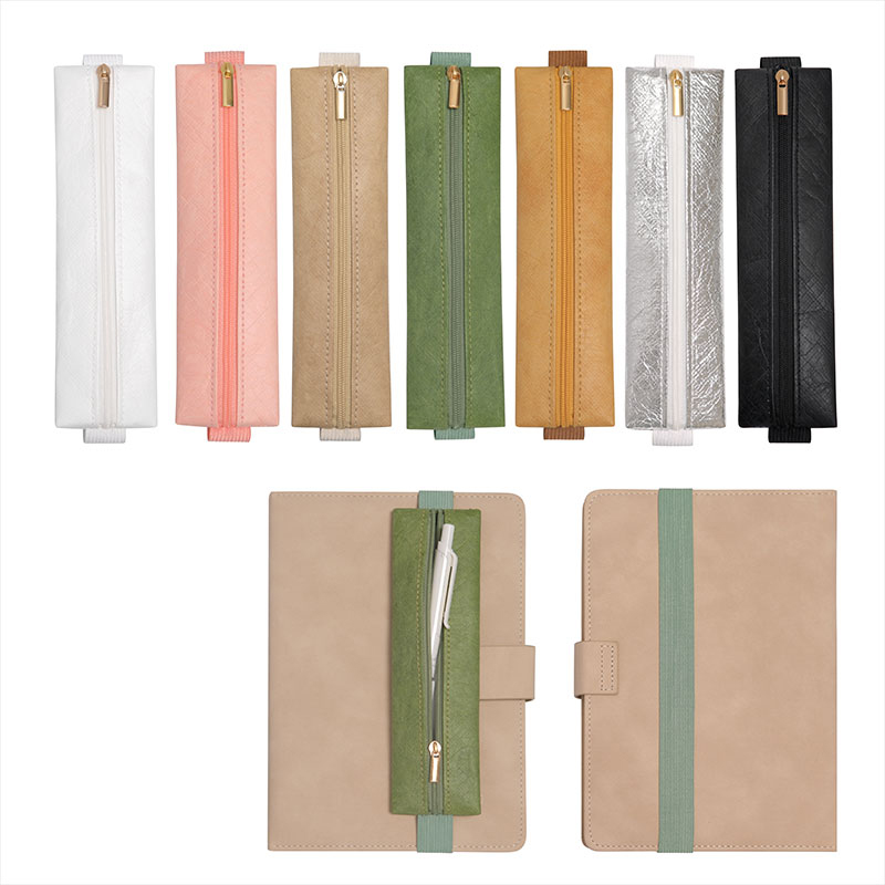 Portalápices con banda elástic - Leather Work Notepad reseña y precio